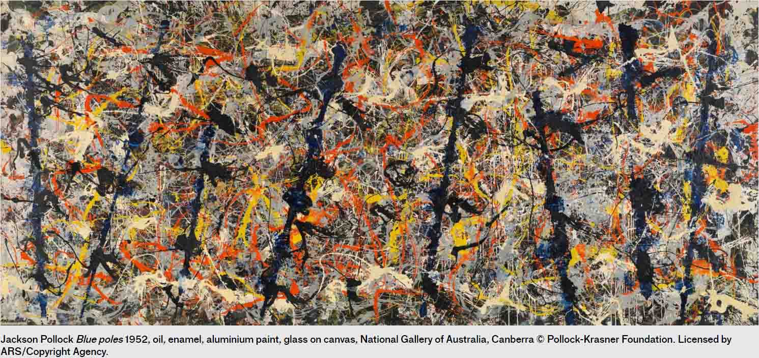Jackson Pollock – Blue Poles (1952)