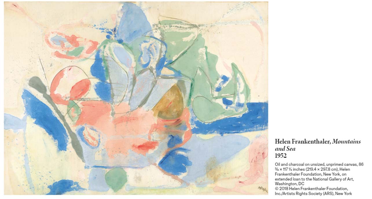 Helen Frankenthaler – Mountains and Sea (1952)