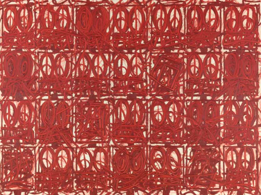 Rashid Johnson – Anxious Red Painting (2022)