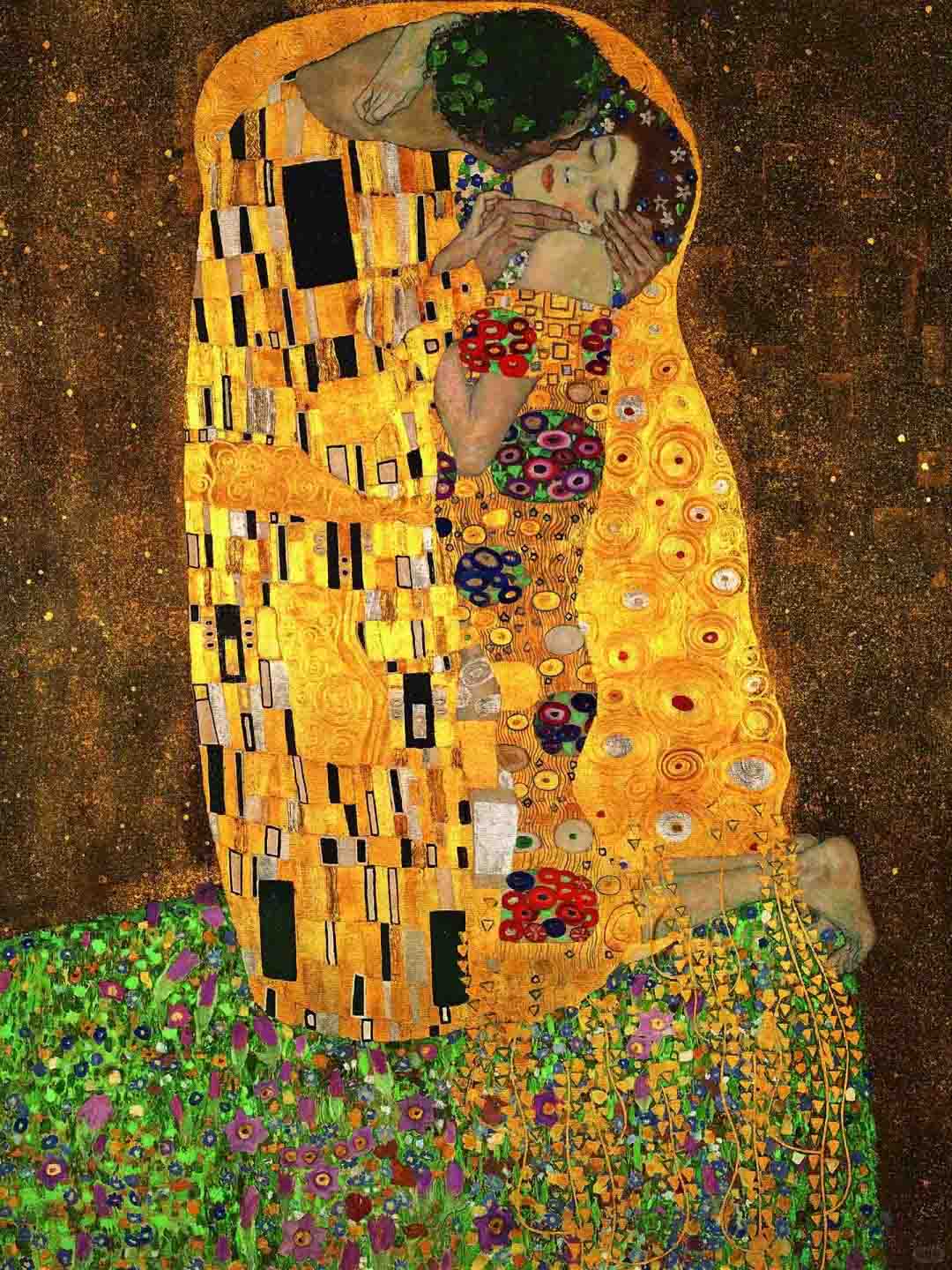  Gustav Klimt&rsquo; The Kiss 