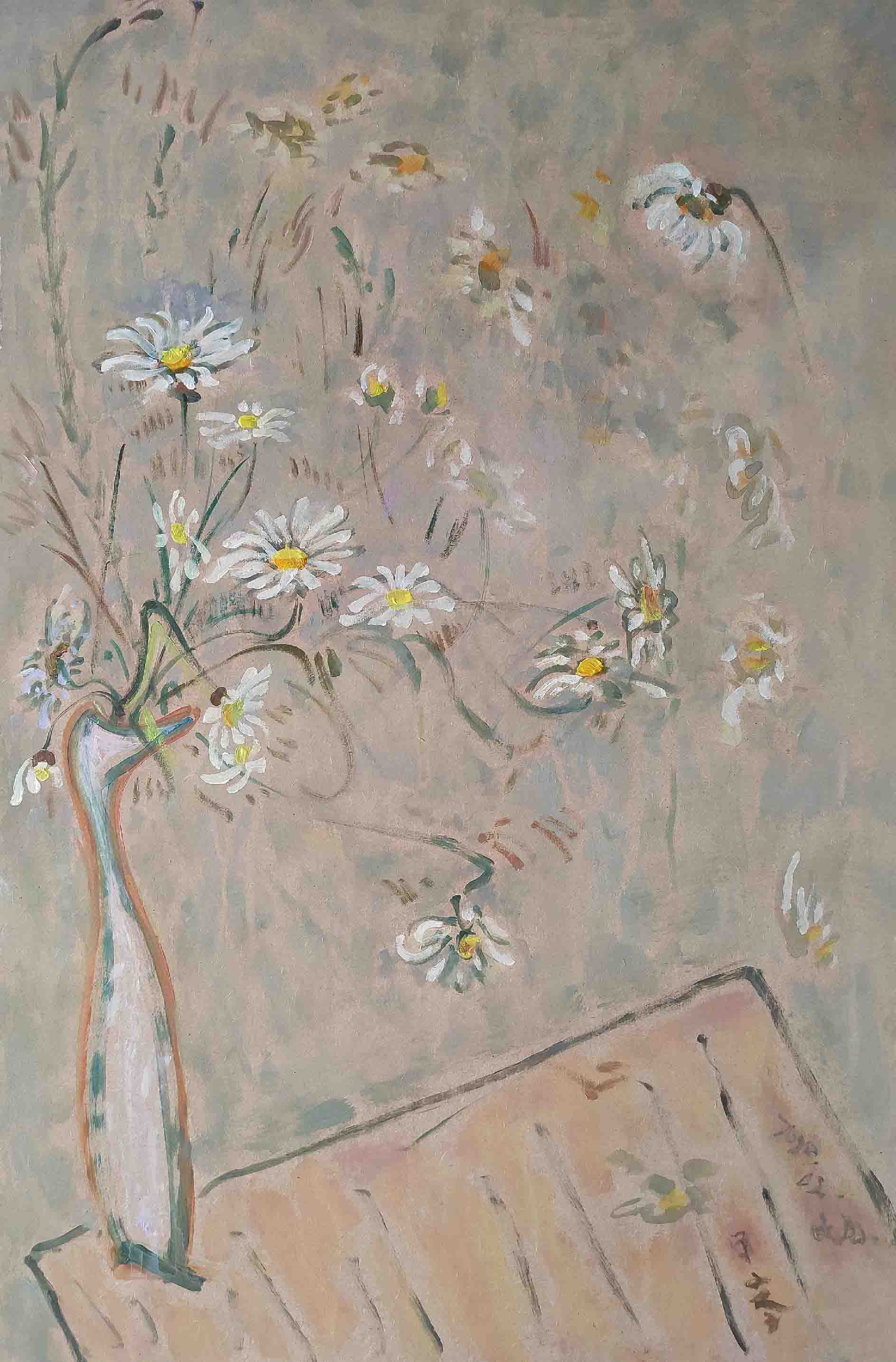 A vase of flowers simple flower painting