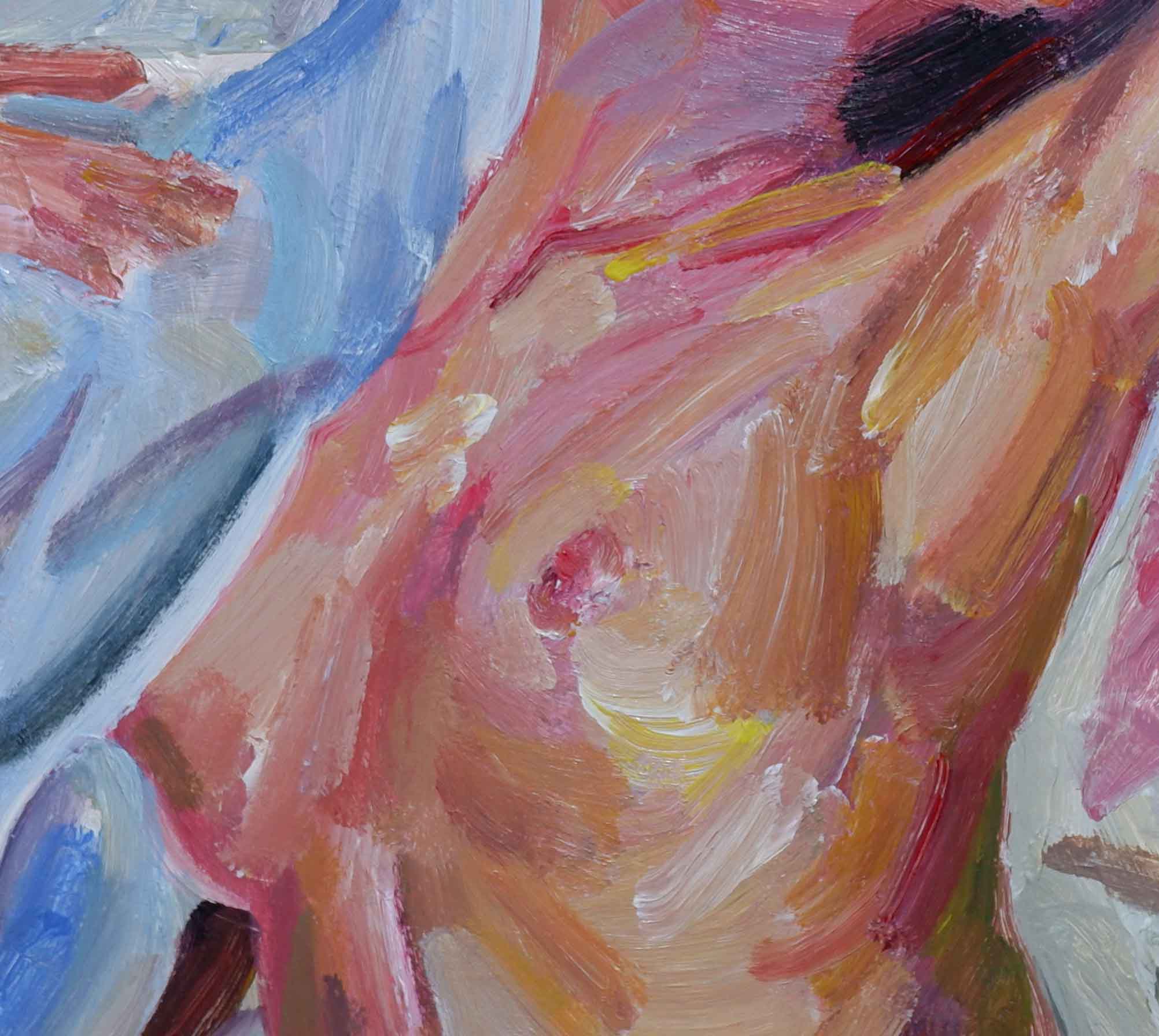 Lying Female Nude oil painting