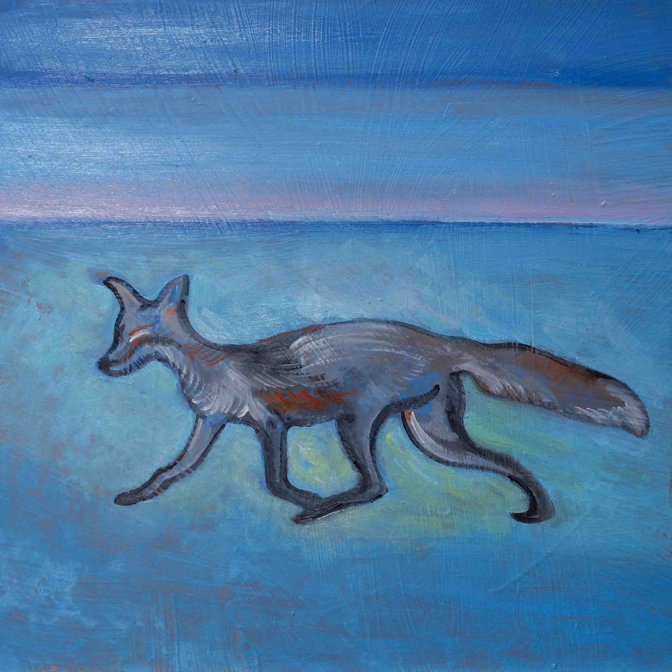 Symbolic animal oil paintings