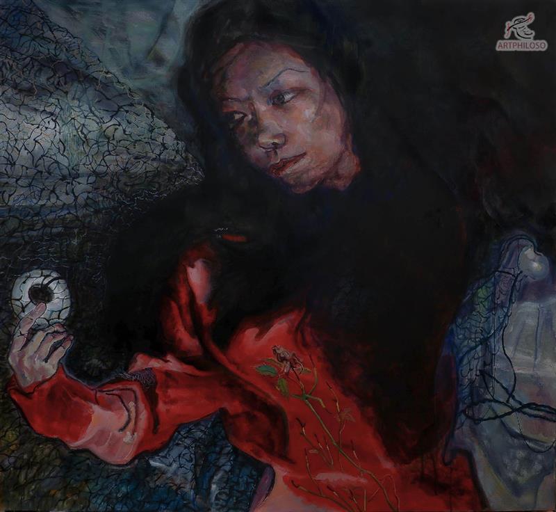 Figure realism oil painting