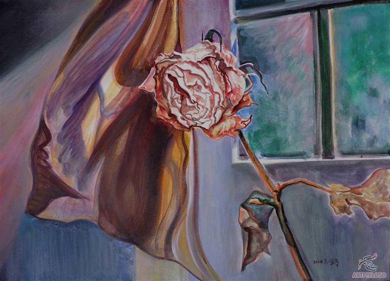 artistic floral paint