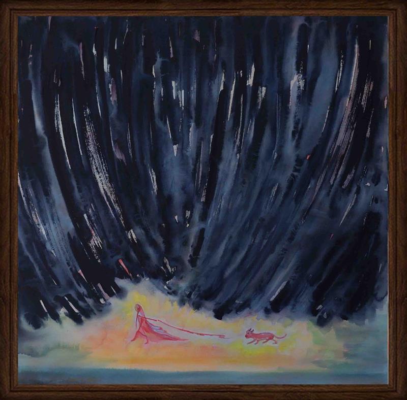 Pressure and Hope Themed Scene Acrylic