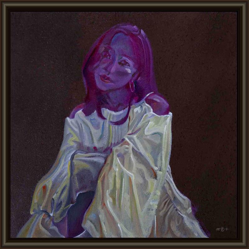 Emotional figure flower Paint