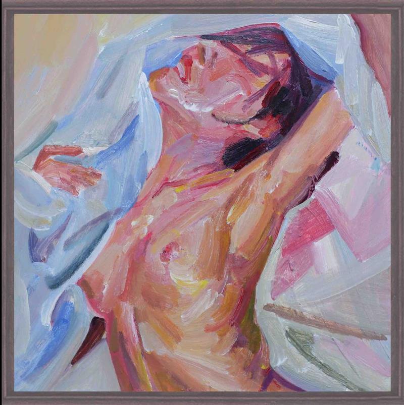 Lying Female Nude oil painting